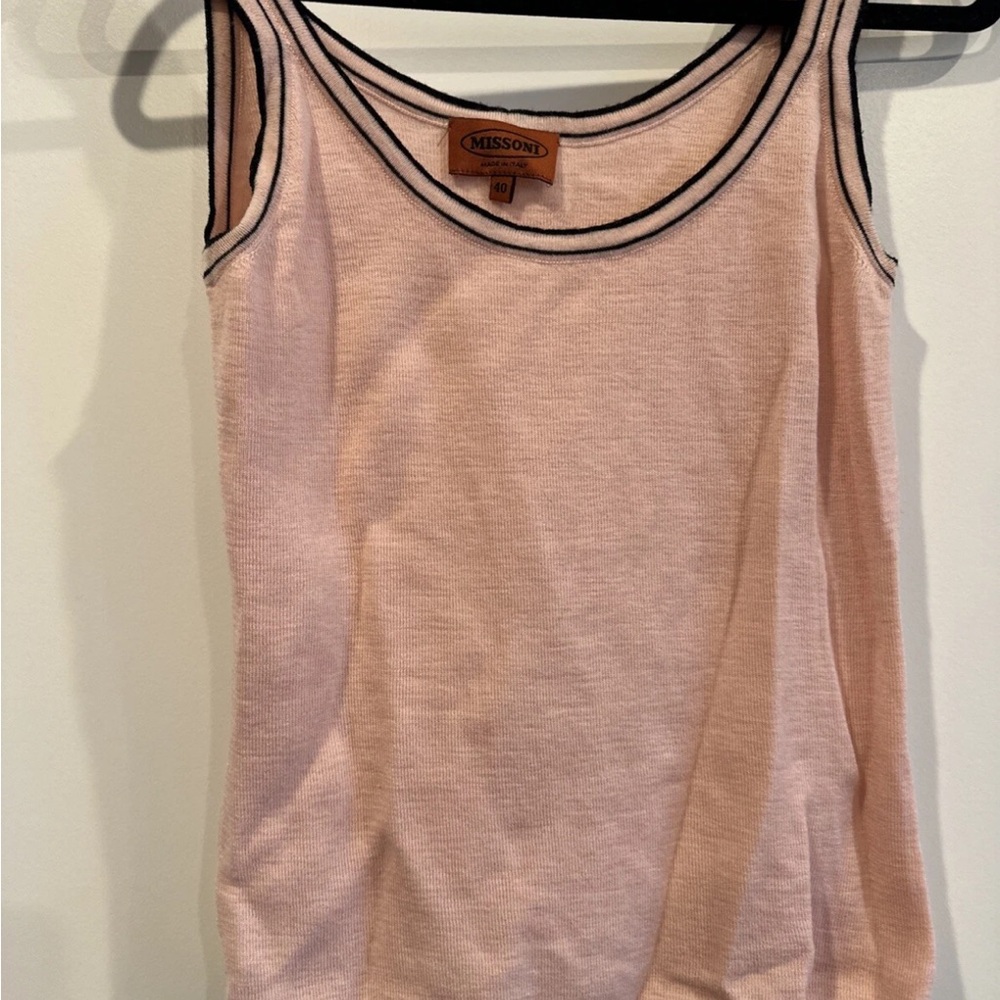 Missoni Pink Sleeveless Top